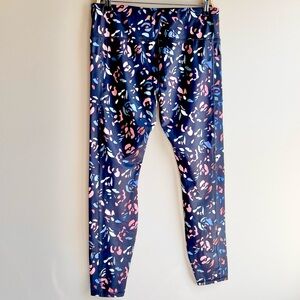 Avia Abstract Flower Print Multi Color Leggings